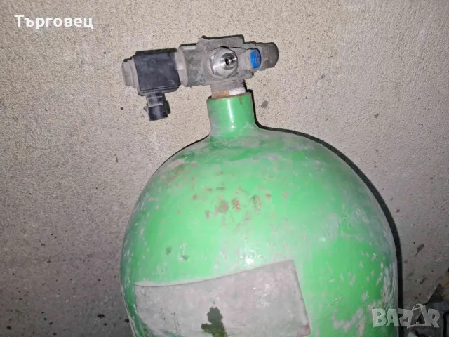 Метанова бутилка от Опел Зафира в комплект с евро електриески кран -клапан , снимка 12 - Части - 48598245