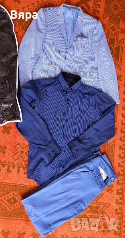 Спортно елегантен мъжки костюм , снимка 6 - Костюми - 53836988