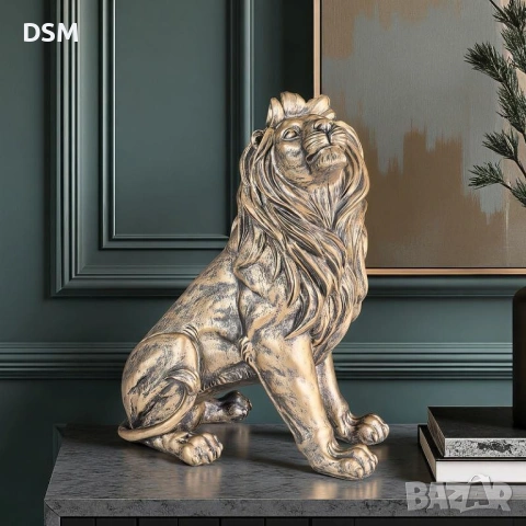 Нова Статуетка Лъв - 2 Варианта - Фигура за Декорация -31см, снимка 7 - Декорация за дома - 53334152