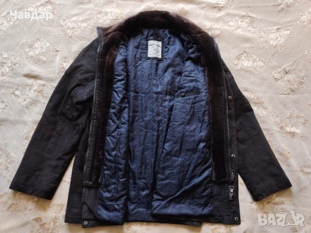 Мъжко яке Angelo Litrico/естествена кожа - размер XL/XXL, снимка 3 - Якета - 53737112