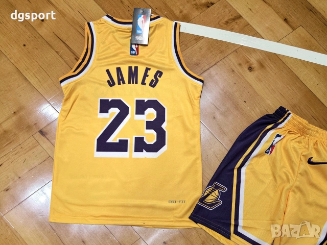 Детски баскетболен екип на Лейкърс #Леброн Джеймс #Лука Дончич!!!, снимка 4 - Баскетбол - 53713466