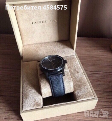 Нов Елегантен часовник Burberry, снимка 5 - Мъжки - 53312888