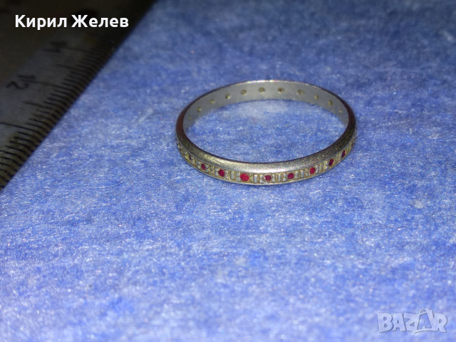 НЕЖЕН СКЪПОЦЕНЕН РУБИНЕН ПРЪСТЕН СРЕБРО 925 На ПАНДОРА с МАРКИРОВКИ За НАТУРАЛЕН РУБИН КАМЪНИ 43769, снимка 12 - Пръстени - 44664477