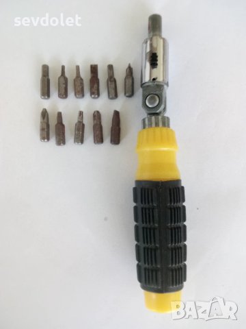 Многофункционална отвертка с накрайници.Цената е за всичко., снимка 3 - Отвертки - 51313915