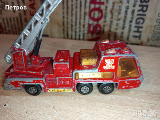 Стара количка.K-9 Fire Tender.Machbox, снимка 3 - Колекции - 52880494