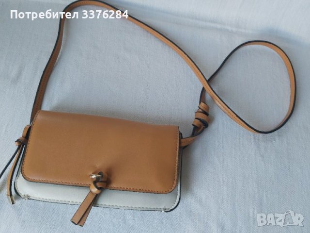 Оригинална елегантна кожена чанта ZARA, снимка 3 - Чанти - 40835883