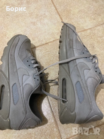Nike Air Max 90 Wolf Grey,46",100% оригинални, снимка 6 - Маратонки - 53161359