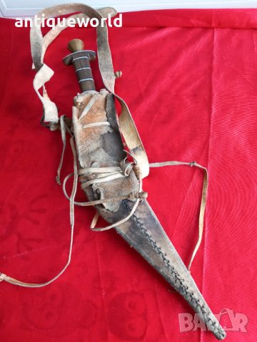 Стар Етиопски Кинджал Афар , ДЖИЛЕ , Кама, снимка 9 - Антикварни и старинни предмети - 44414781