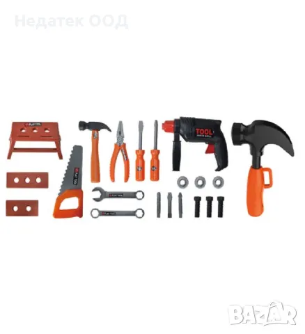 Кутия за инструменти, Hammer, 21 инструмента, 59х10х36см