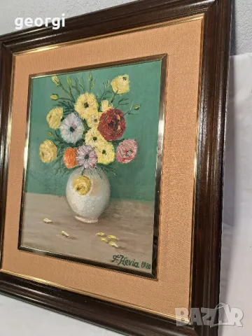 авторска картина с маслени бои , снимка 2 - Картини - 47506131