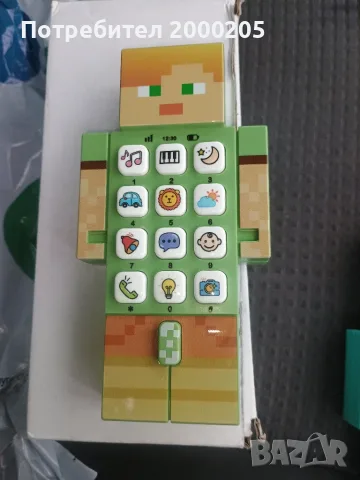 Minecraft Детско телефонче, снимка 2 - Музикални играчки - 55841763
