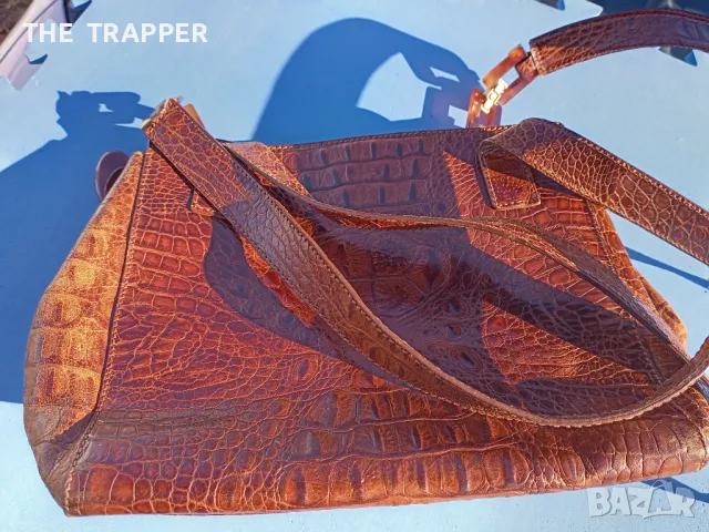 Чанта крокодил, крокодил, дамска чанта,чанта, снимка 3 - Чанти - 49540405