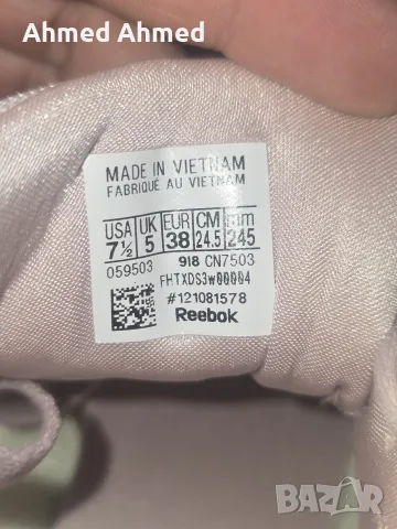 Reebok нови 38 Дамски спортни обувки Розови, снимка 6 - Маратонки - 55793339