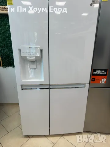 LG GSJ 761 SWZZ комбиниран хладилник / фризер бял side by side Wi Fi, снимка 1