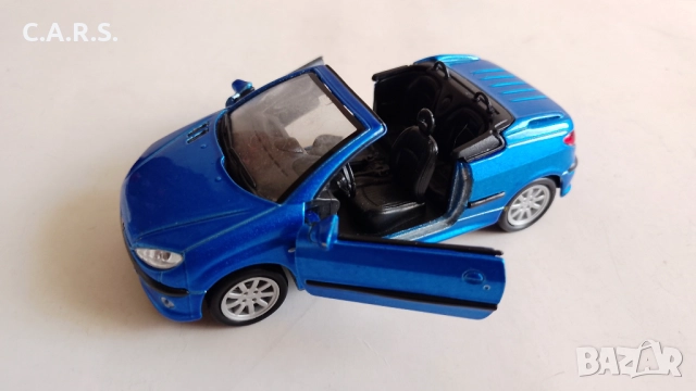 Peugeot 206 CC Cabrio Welly - Мащаб 1:34-39, снимка 2 - Колекции - 52904452