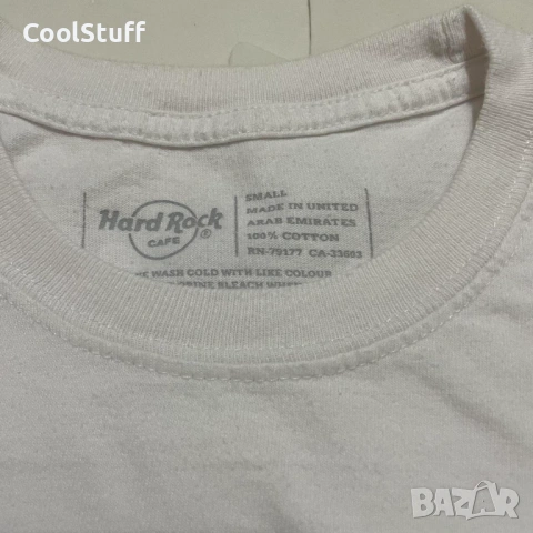Тениска Hard Rock Cafe Barcelona Размер S, снимка 4 - Тениски - 53850317