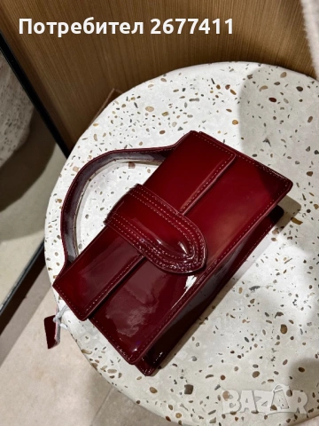Червена мини чанта 
