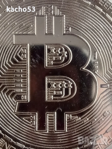 Биткойн монета с позлата.- 2013 г., снимка 3 - Нумизматика и бонистика - 53324526