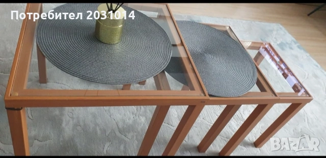 Масички за кафе влизащи една под друга , снимка 10 - Маси - 53746596