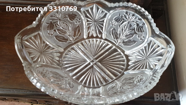 Красиви кристални фруктиери., снимка 2 - Аксесоари за кухня - 52616984