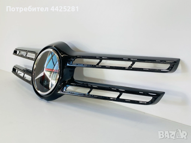 решетка радиаторна Mercedes  W166 GLE 2015-2019 г. #1050V. А1668850523, снимка 2 - Части - 52854962