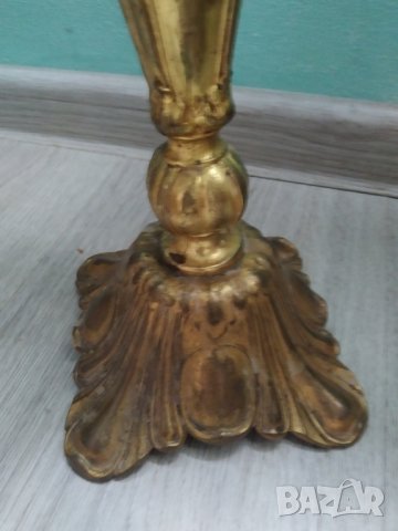 бароков свещник, снимка 4 - Антикварни и старинни предмети - 40222122