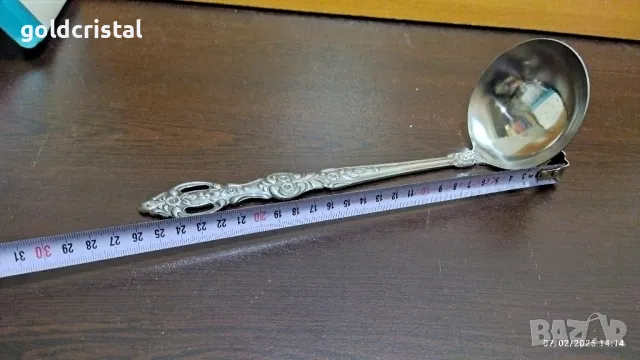 стар немски прибор черпак , снимка 3 - Антикварни и старинни предмети - 49016831