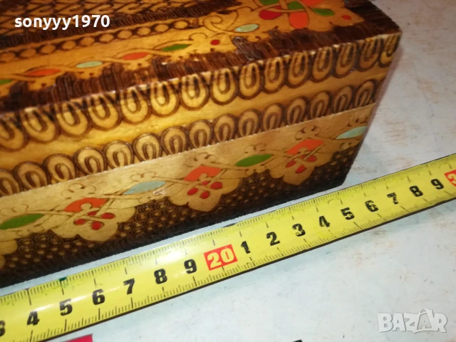 ДЪРВЕНА КУТИЯ 1607250721, снимка 3 - Антикварни и старинни предмети - 51035442