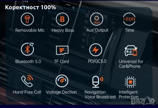 Качествен ФМ трансмитер с блутут (pioneer alpine sony jvc kenwood), снимка 8 - MP3 и MP4 плеъри - 39179789