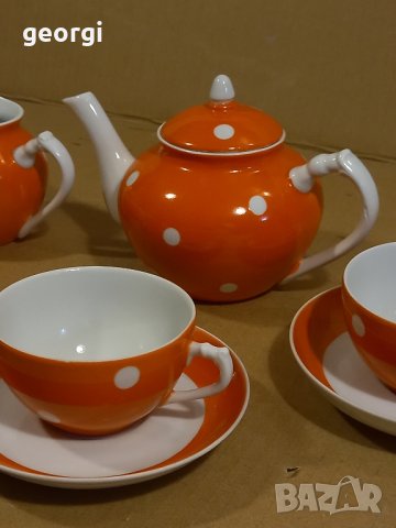 Руски порцеланов сервиз Дулево    14/2, снимка 3 - Антикварни и старинни предмети - 41975762