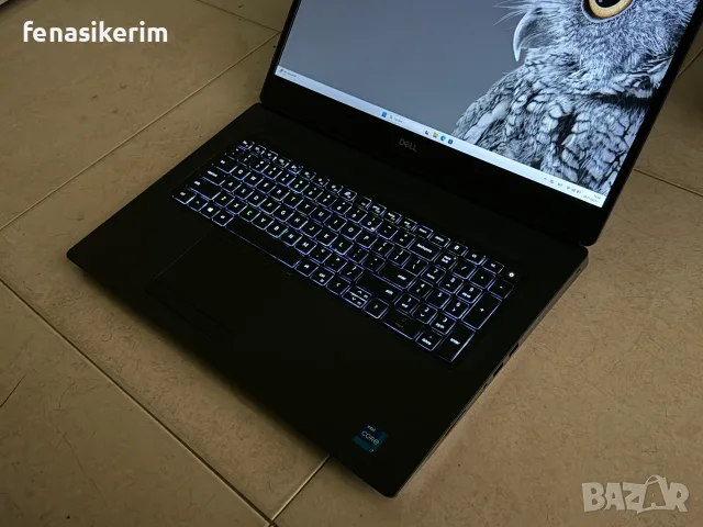 17.3 Full HD IPS Core i7-11850H DELL Precision 7760 32GB DDR4/512GB NVMe/Nvidia RTX A3000 6GB/Бат 6ч, снимка 6 - Лаптопи за работа - 52456302