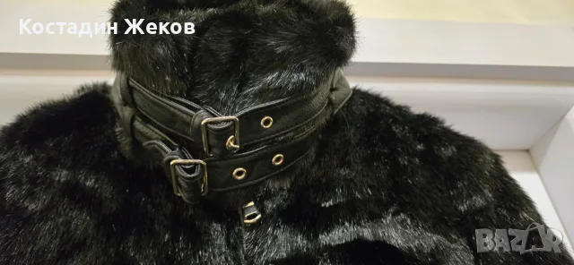  Ново . Дамско пухено палто. ZARA WOMAN. , снимка 11 - Палта, манта - 56047289