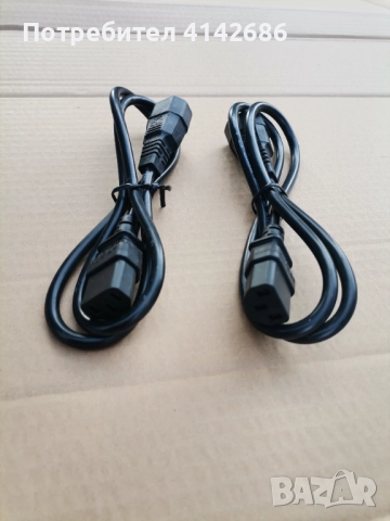 Захранващ кабел KEMA-KEUR компютър-монотор(мъжко-женско) , снимка 4 - Кабели и адаптери - 52731456