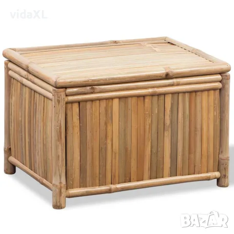 vidaXL Бамбукови кутии за съхранение, 3 броя, снимка 3 - Скринове - 56146446