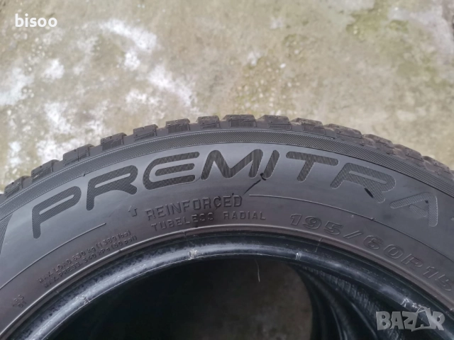 4бр Зимни гуми MAXXIS PREMITRA 195/60/15, DOT 2022, снимка 5 - Гуми и джанти - 52804892