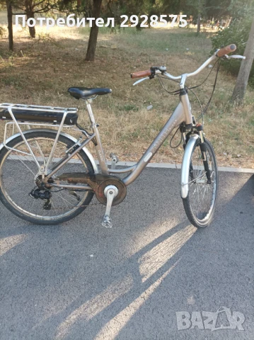 Продавам алуминиев електрически велосипед 26 цола , снимка 4 - Велосипеди - 51084194