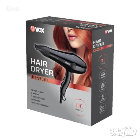 Сешоар, 2200W, AC pro, Йонизация, концентратор и дифузер, снимка 7 - Сешоари - 47753125