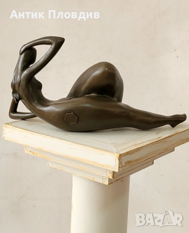 Бронзова статуетка Nick за Rochegalland Paris, снимка 9 - Статуетки - 52736788