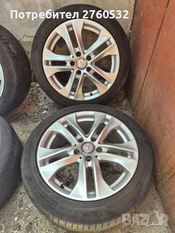 Оригинални джанти Mercedes 17", снимка 2 - Гуми и джанти - 55768257