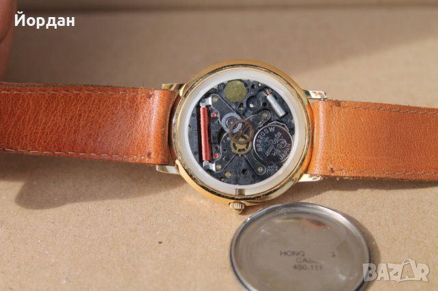 Швейцарски мъжки часовник с позлата -механизъм "ЕТА'', снимка 11 - Антикварни и старинни предмети - 41167585