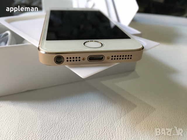 Apple iPhone 5S 16Gb Gold Фабрично отключен , снимка 2 - Apple iPhone - 27658777