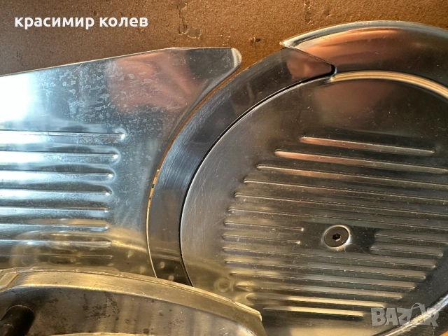 италианска професионална машина за рязане на месо ,колбаси,кашкавал " CAD URANIA", снимка 5 - Обзавеждане на кухня - 53709254