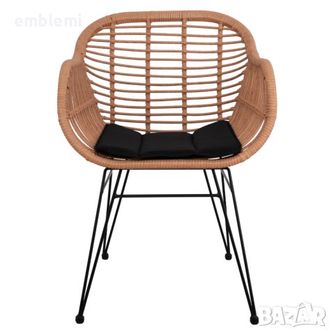 Стол трапезен Allegra HM5450 Кафяв, снимка 3 - Столове - 44275252