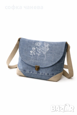 Продавам чанта от деним