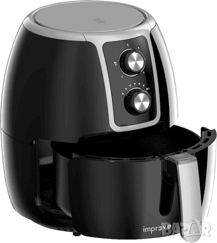 Improve IMPFR3701 фритюрник с горещ въздух 3,5 литра 1500 W 200°C 30 минути таймер, снимка 2 - Фритюрници - 41444663