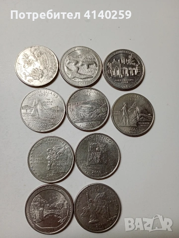 САЩ МОНЕТИ , снимка 3 - Нумизматика и бонистика - 53694108