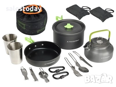 Комплект чинии и прибори за път, 15 части, снимка 2 - Аксесоари и консумативи - 51742126