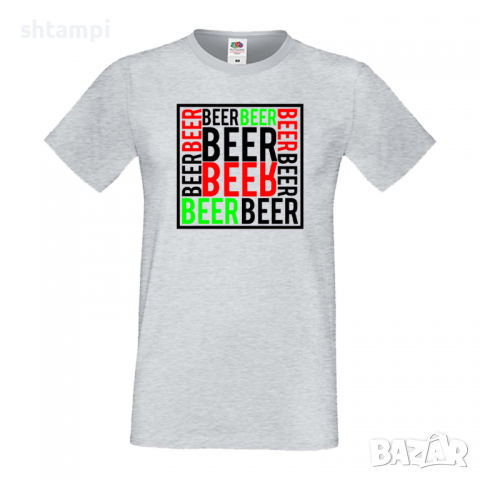 Мъжка тениска Beer Beer Beer Beer,Бира,Бирфест,Beerfest,Подарък,Изненада,Рожден Ден, снимка 6 - Тениски - 36376542