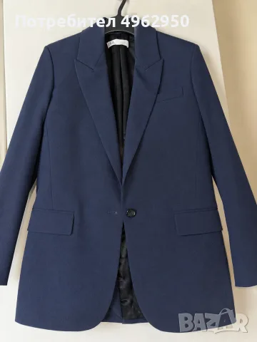 Сако Zara тъмносиньо