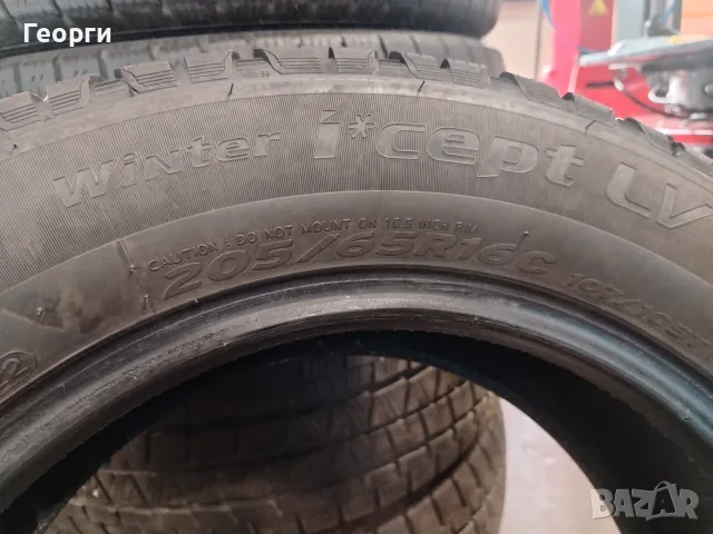 2бр. зимни гуми 205 65 16C Hankook, снимка 5 - Гуми и джанти - 56335331